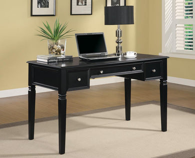 Transitional Black Writing Desk