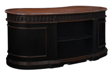 Load image into Gallery viewer, Rowan Traditional Black and Espresso Desk