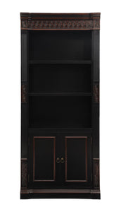 Nicolas Traditional Espresso Bookcase