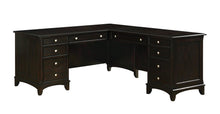 Load image into Gallery viewer, Garson Cappuccino L-Shaped Office Desk