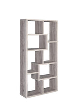 Load image into Gallery viewer, Transitional Grey Driftwood Bookcase