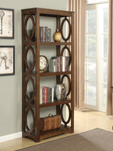 Load image into Gallery viewer, Enedina Transitional Chestnut Bookcase