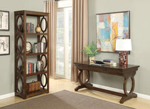 Load image into Gallery viewer, Enedina Transitional Chestnut Bookcase