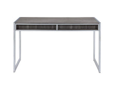 Load image into Gallery viewer, Contemporary Weathered Grey Writing Desk