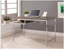 Load image into Gallery viewer, Contemporary Weathered Grey Writing Desk