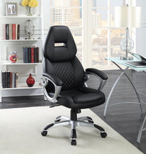 Load image into Gallery viewer, Transitional Black High Back Office Chair