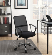 Load image into Gallery viewer, Modern Black Mesh Back Office Chair
