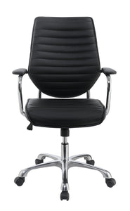 Contemporary Black High-Back Office Chair