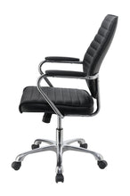 Load image into Gallery viewer, Contemporary Black High-Back Office Chair