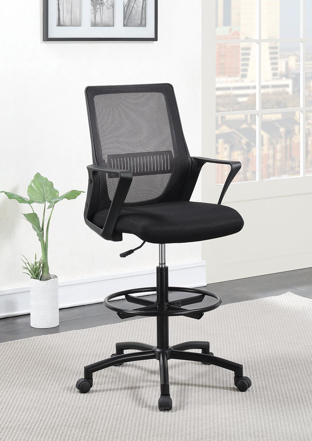 Contemporary Black Tall Office Chair