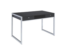 Load image into Gallery viewer, Contemporary Dark Grey Writing Desk