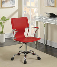 Load image into Gallery viewer, Contemporary Red Office Chair