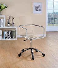 Load image into Gallery viewer, Contemporary Clear Acrylic Office Chair