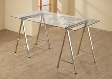 Load image into Gallery viewer, Contemporary Nickel Writing Desk