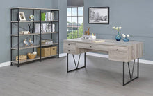 Load image into Gallery viewer, Guthrie Industrial Grey Driftwood Bookcase