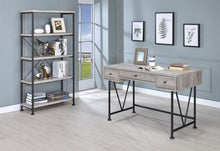Load image into Gallery viewer, Guthrie Industrial Grey Driftwood Writing Desk