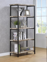 Load image into Gallery viewer, Skelton Industrial Salvaged Cabin Bookcase