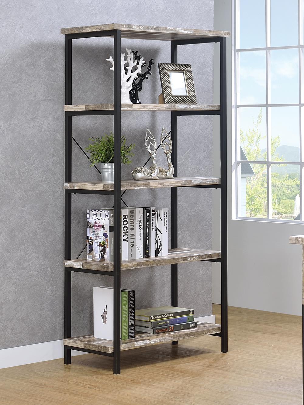 Skelton Industrial Salvaged Cabin Bookcase