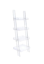 Load image into Gallery viewer, Amaturo Clear Acrylic Ladder Bookcase