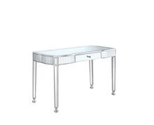 Load image into Gallery viewer, Contemporary Silver Mirrored Writing Desk