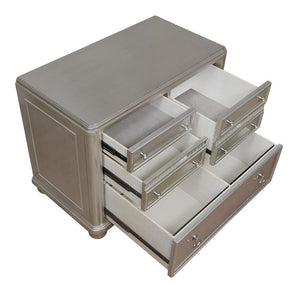 Ritzville Metallic Platinum File Cabinet
