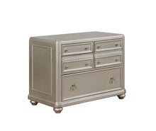 Load image into Gallery viewer, Ritzville Metallic Platinum File Cabinet
