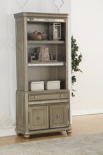 Load image into Gallery viewer, Ritzville Metallic Platinum Bookcase