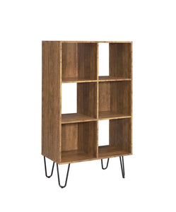 Sheeran Rustic Amber Bookcase