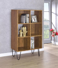 Load image into Gallery viewer, Sheeran Rustic Amber Bookcase