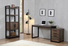 Load image into Gallery viewer, Luke Weathered Oak Writing Desk