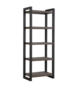 Luke Weathered Oak 70" Bookcase