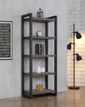 Load image into Gallery viewer, Luke Weathered Oak 70&quot; Bookcase