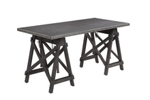 Load image into Gallery viewer, Industrial Galvanized Grey Adjustable Desk