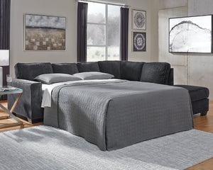 Altari 2Piece Sectional with Chaise and Sleeper