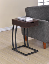 Load image into Gallery viewer, Industrial Cappuccino Accent Table