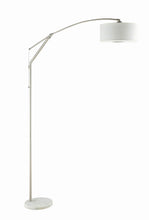 Load image into Gallery viewer, Contemporary White and Chrome Floor Lamp