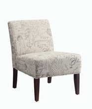 Load image into Gallery viewer, Traditional Off-White and Grey Accent Chair