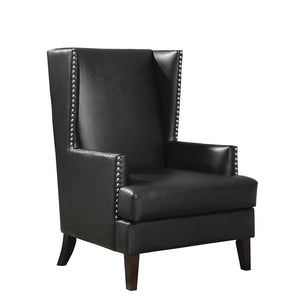 Traditional Black Accent Chair