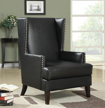 Load image into Gallery viewer, Traditional Black Accent Chair