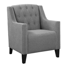 Load image into Gallery viewer, Transitional Grey Upholstered Accent Chair