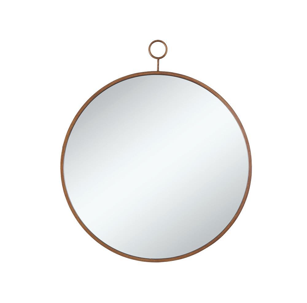 Round Gold Mirror