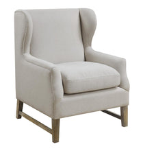 Load image into Gallery viewer, Traditional Cream Accent Chair