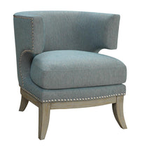 Load image into Gallery viewer, Contemporary Blue Accent Chair