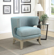 Load image into Gallery viewer, Contemporary Blue Accent Chair