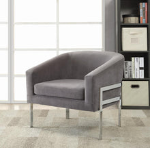 Load image into Gallery viewer, Contemporary Grey Accent Chair