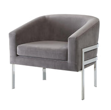 Load image into Gallery viewer, Contemporary Grey Accent Chair