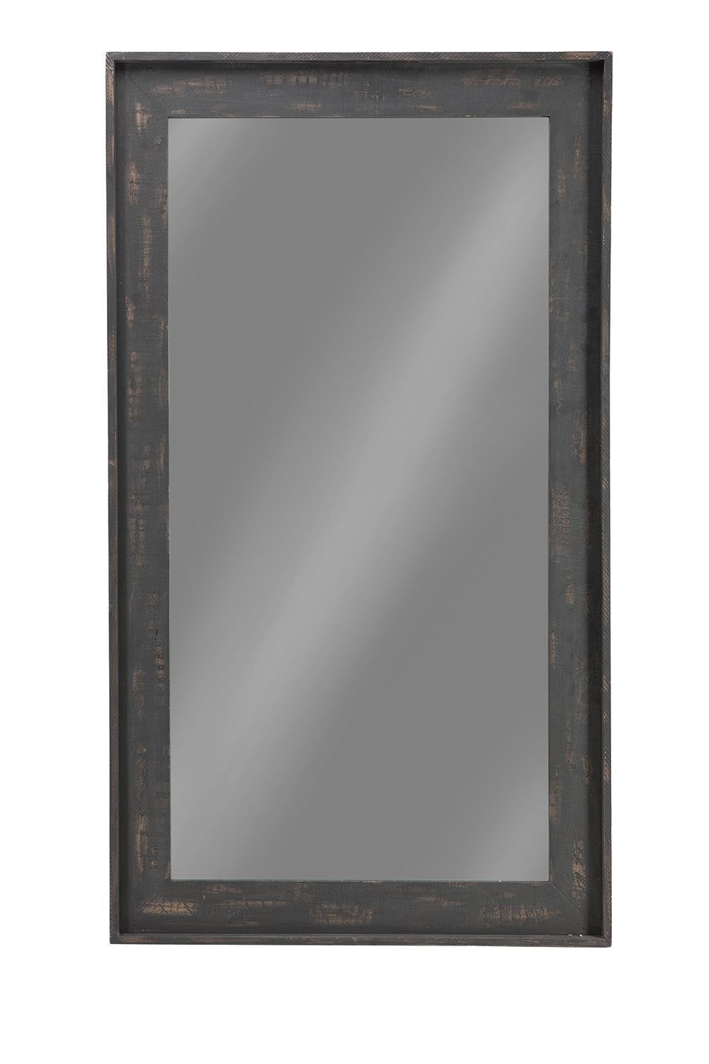 Distressed Brown Accent Mirror