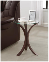 Load image into Gallery viewer, Transitional Cappuccino Accent Table