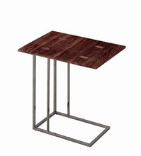 Load image into Gallery viewer, Contemporary Chocolate Chrome and Chestnut Snack Table