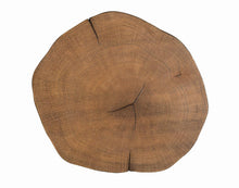 Load image into Gallery viewer, Rustic Brown Tree Trunk-Inspired Accent Table